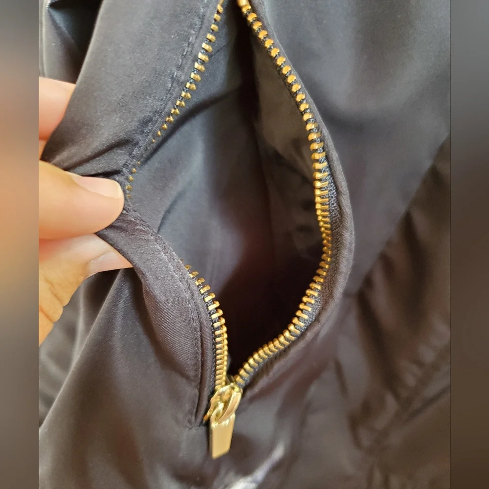 Zara basic outerwear black rain jacket - Picture 6 of 7